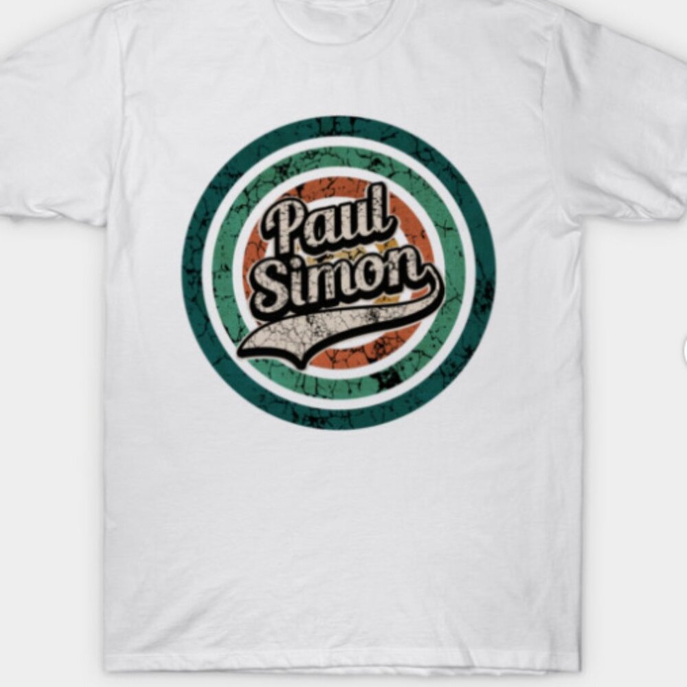 Paul Simon Vintage Style T-Shirt Retro 70s Aesthetic Graphic Tee